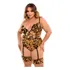 Conjunto Cinta Liga Plus Size Lingerie Espartilho Sensual