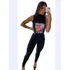 Conjunto Cirre Preto Tam 38/42 Cropped Muscle Festa Balada 