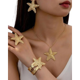 Conjunto Colar Brinco Anel