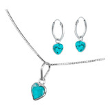 Conjunto Colar Brinco Argola