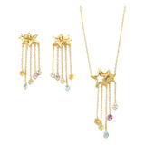 Conjunto Colar Brinco De