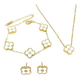 Conjunto Colar Brinco E