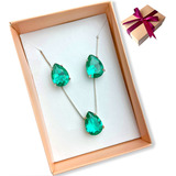 Conjunto Colar Brinco Gota