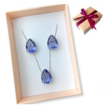 Conjunto Colar Brinco Gota