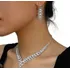 Conjunto Colar + Brinco Pérola Noiva Casamento Luxo Strass