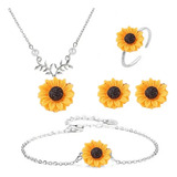 Conjunto Colar Brinco Pulseira