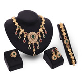 Conjunto Colar Brinco Pulseira