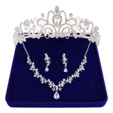 Conjunto Colar Brinco Tiara