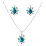 Conjunto Colar Brincos Gota