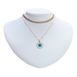Conjunto Colar Choker Olho