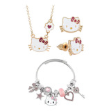 Conjunto Colar Gargantilha Brinco