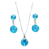 Conjunto Colar Pingente E