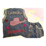 Conjunto Colete Personalizado Boiadeira