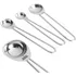 Conjunto Colheres Inox Medidoras 4 Peças   Brinox 2203 300 Cor Cinza