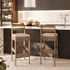 Conjunto Com 02 Banquetas Gourmet Cedro Gold 51c