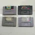 Conjunto Com 4 Fitas/ Cartuchos P/ Super Nintendo Snes