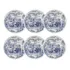 Conjunto Com 6 Pratos Fundos Biona Oxford Cena Inglesa 22cm