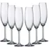 Conjunto Com 6 Taças Champanhe Flauta Cristal 220ml Bohemia