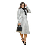 Conjunto Com Saia Midi
