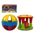 Conjunto Com Torre E Bola Chocalho Didático Cor Colorido Desenho Labirinto