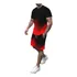 Conjunto Cor Gradiente De Impressão 3d Camiseta E Short