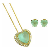 Conjunto Coracao Colar E