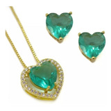 Conjunto Coracao Colar E