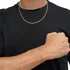 Conjunto Corrente 3x1 Dourada E Pulseira 3x1 Banhado A Ouro