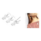 Conjunto Corrente Brinco Prateado