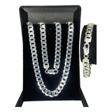 Conjunto Corrente Cordao Pulseira
