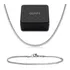 Conjunto Corrente Masculina Cubana 3mm Prata Cj-168 Aço Inox
