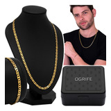 Conjunto Corrente Masculino Piastrine