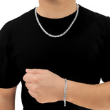 Conjunto Corrente Pulseira 5mm