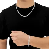 Conjunto Corrente Pulseira 5mm