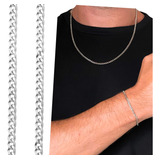 Conjunto Corrente Pulseira Grumet