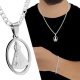 Conjunto Corrente Pulseira Grumet