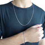 Conjunto Correntinha Masculina 3mm