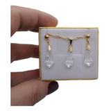 Conjunto Cristal Swarovski Gota