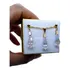 Conjunto Cristal Swarovski Gota Blue Ab Folheado 18k