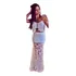Conjunto Cropped E Saia Renda Longo Festa Pronta Entrega Top