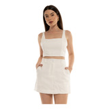 Conjunto Cropped E Short