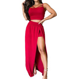 Conjunto Cropped Saia Longa