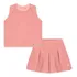 Conjunto Curto Lilica Ripilica Saia E Regata Tecido Rosa