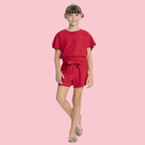 Conjunto Curto Menina Com