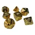Conjunto Dados Rpg C 7 Unidades   Dourado grátis Bolsinha 