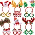 Conjunto De 12 Tiaras E Armações De Óculos De Natal Óculos