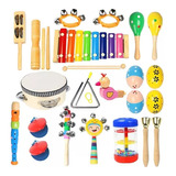 Conjunto De 22 Peças De Brinquedos De Percussão Musical Para
