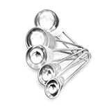 Conjunto De 5 Colheres Medidas Em Inox