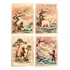 Conjunto De 5 Quadros Orientais Hana Arashi 29,7cm 19