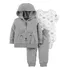 Conjunto De Bebe Carters Moletom Com 3 Pecas